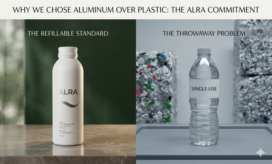 Why We Chose Aluminium Over Plastic for ALRA Water